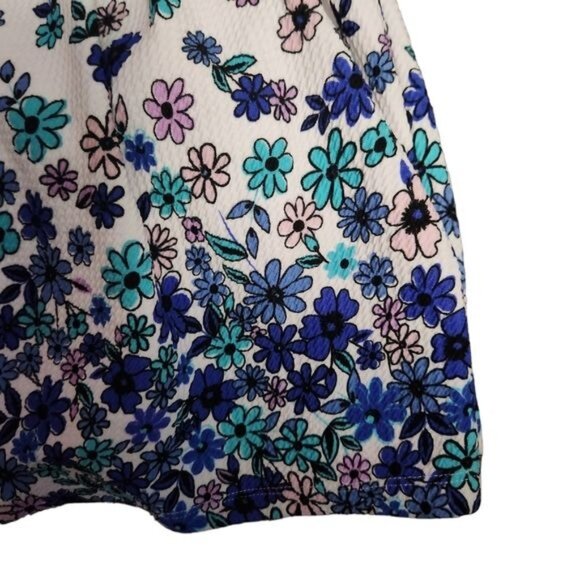 Knitworks Girls Size 5 Fit and Flare Stretchy Flower Dress - Picture 3 of 4